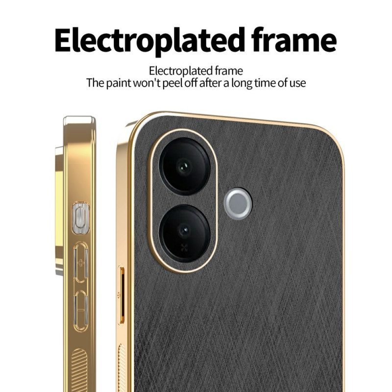 Hülle Vivo V60 Lite Handyhülle Seidenstruktur