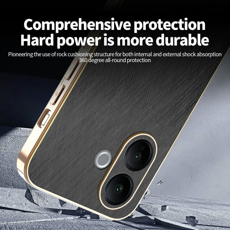 Hülle Vivo V60 Lite Handyhülle Seidenstruktur