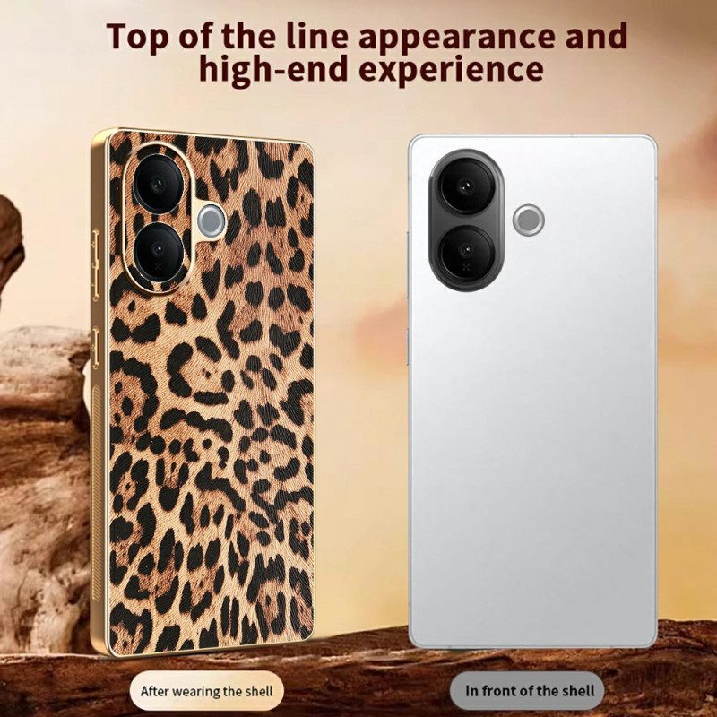 Hülle Vivo V60 Lite Leopardenmuster