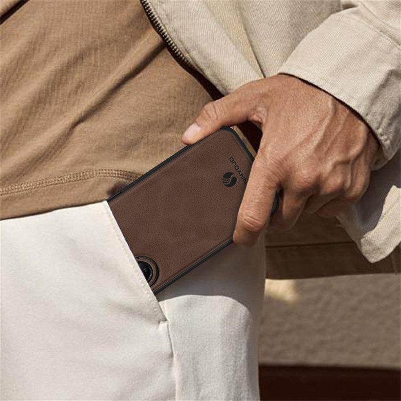 Hülle Vivo V60 Lite Verstärkte Lederoptik