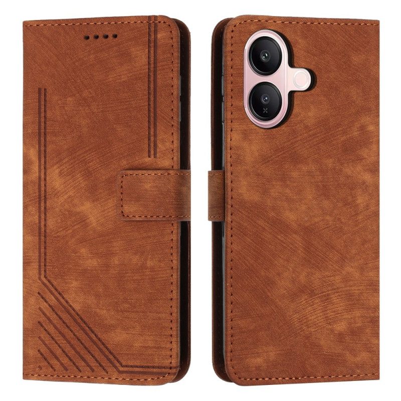 Lederhüllen Für Vivo V60 Lite Retro-design