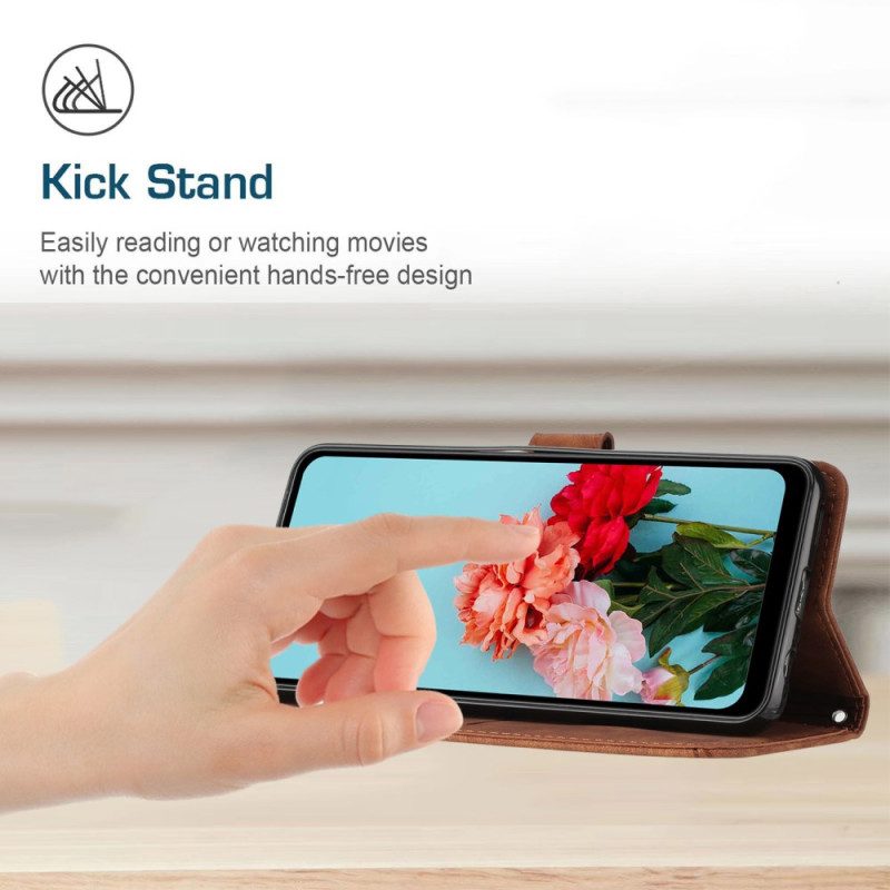 Lederhüllen Für Vivo V60 Lite Retro-design