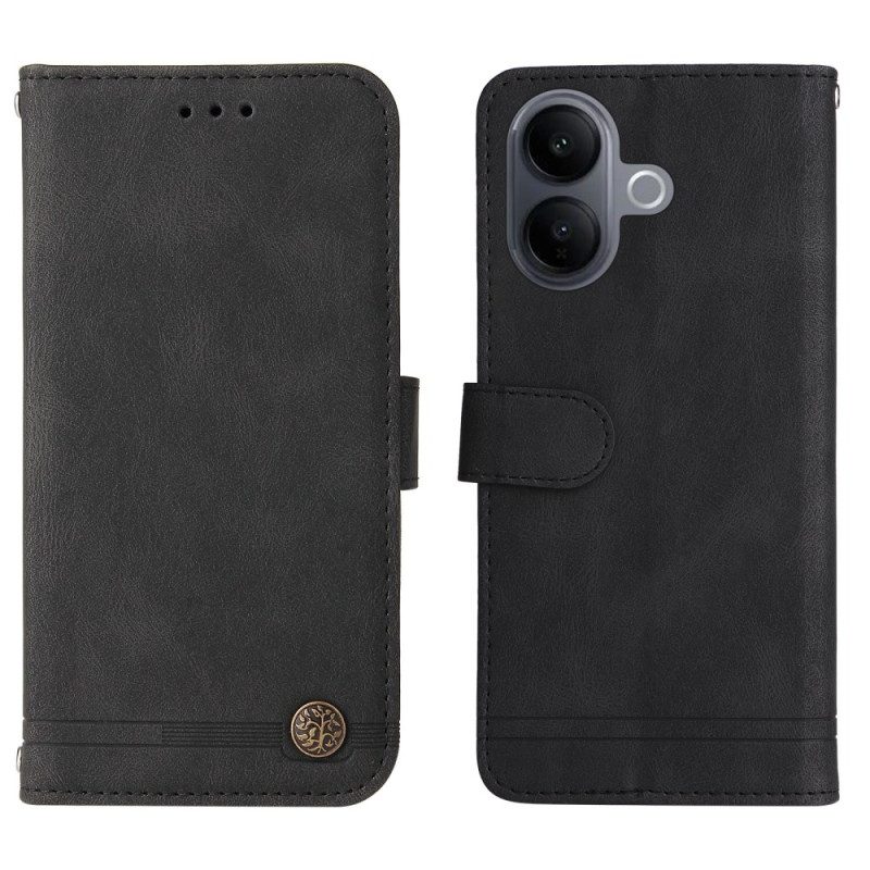 Lederhüllen Vivo V60 Lite Handyhülle Zierniete