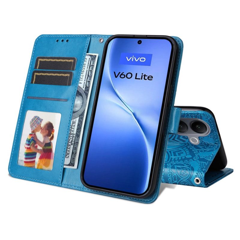 Lederhüllen Vivo V60 Lite Mandala