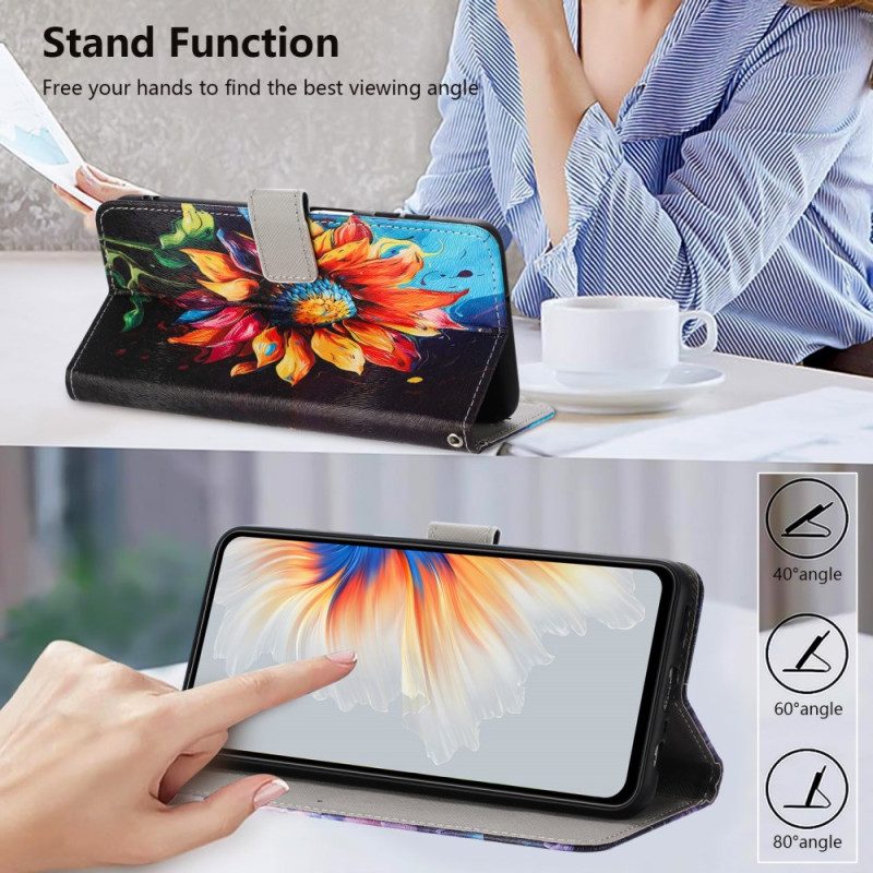 Lederhüllen Vivo V60 Lite Sonnenblume