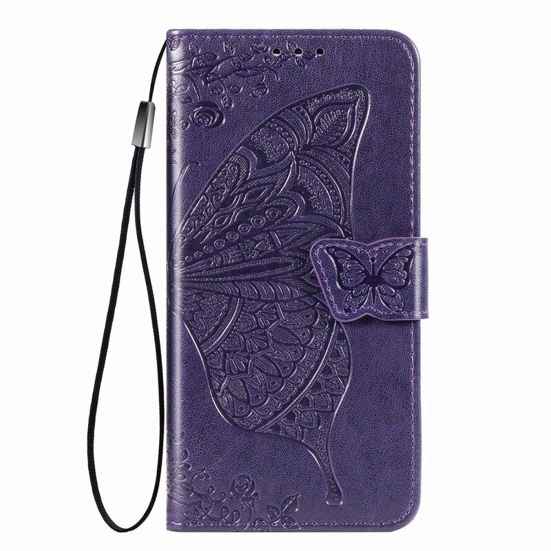 Flip Case Für Xiaomi Mi 10T / 10T Pro Halbe Schmetterlinge