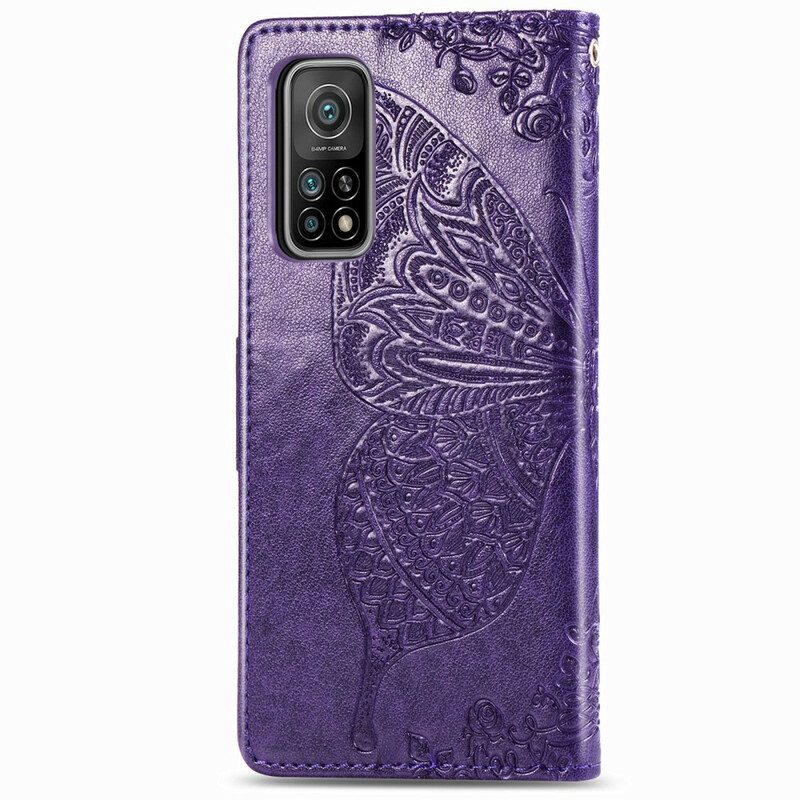 Flip Case Für Xiaomi Mi 10T / 10T Pro Halbe Schmetterlinge