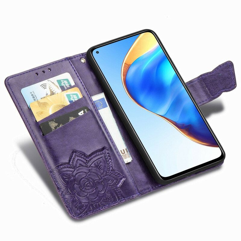 Flip Case Für Xiaomi Mi 10T / 10T Pro Halbe Schmetterlinge
