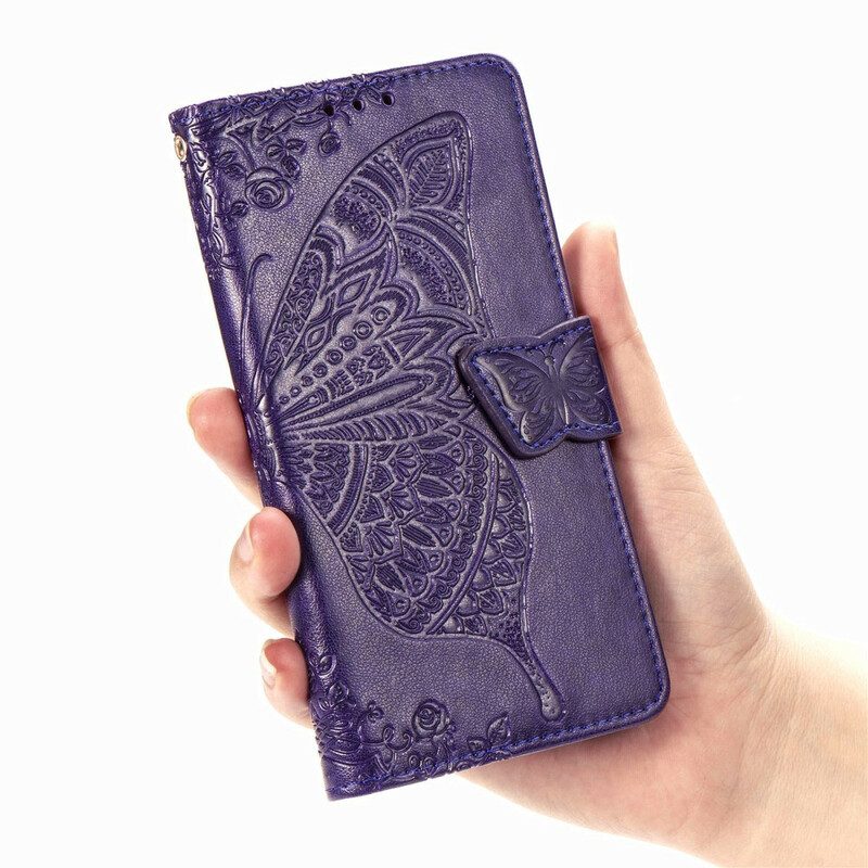 Flip Case Für Xiaomi Mi 10T / 10T Pro Halbe Schmetterlinge