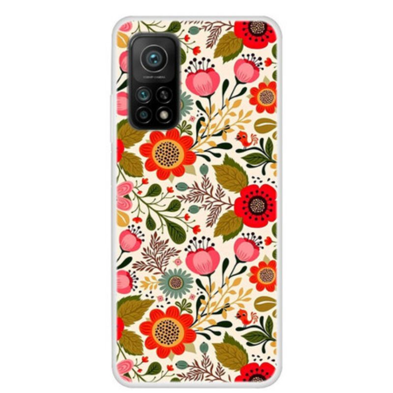 Handyhülle Für Xiaomi Mi 10T / 10T Pro Blumenteppich
