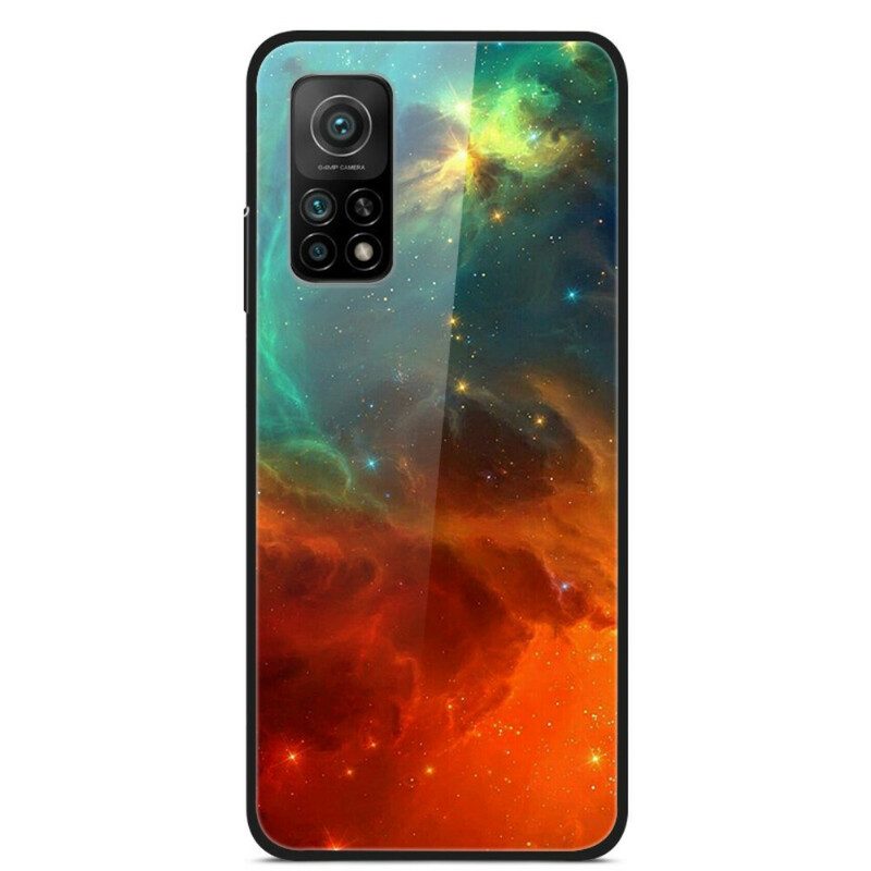 Handyhülle Für Xiaomi Mi 10T / 10T Pro Roter Und Grüner Himmel