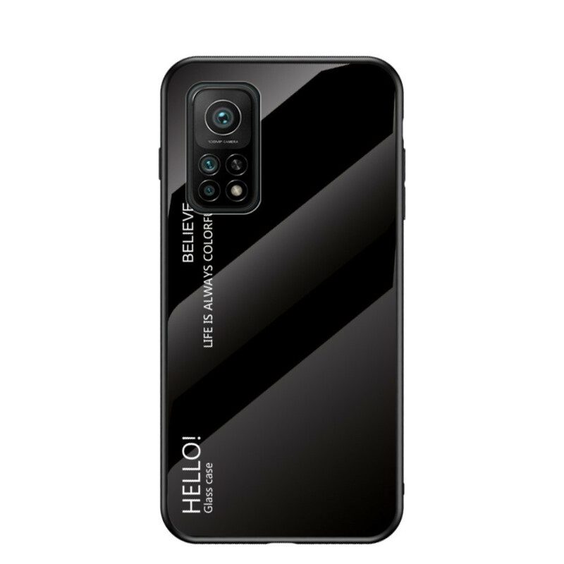 Hülle Für Xiaomi Mi 10T / 10T Pro Gehärtetes Glas Hallo
