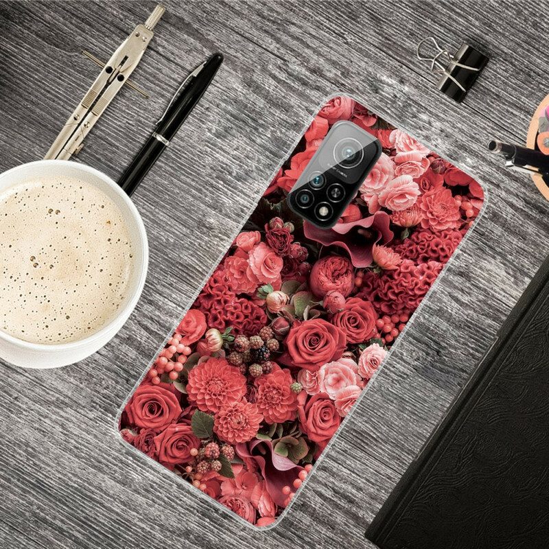 Hülle Für Xiaomi Mi 10T / 10T Pro Intensive Blumen