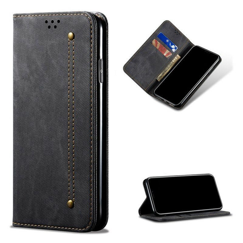 Schutzhülle Für Xiaomi Mi 10T / 10T Pro Flip Case Denim-stoff