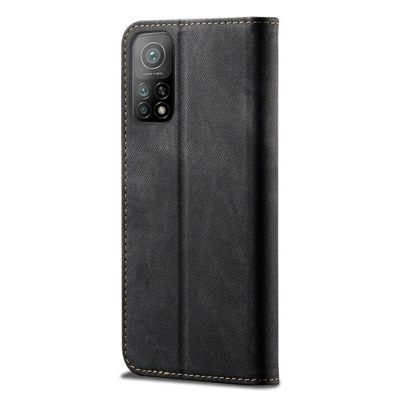 Schutzhülle Für Xiaomi Mi 10T / 10T Pro Flip Case Denim-stoff