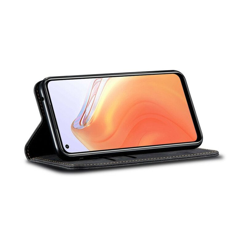 Schutzhülle Für Xiaomi Mi 10T / 10T Pro Flip Case Denim-stoff