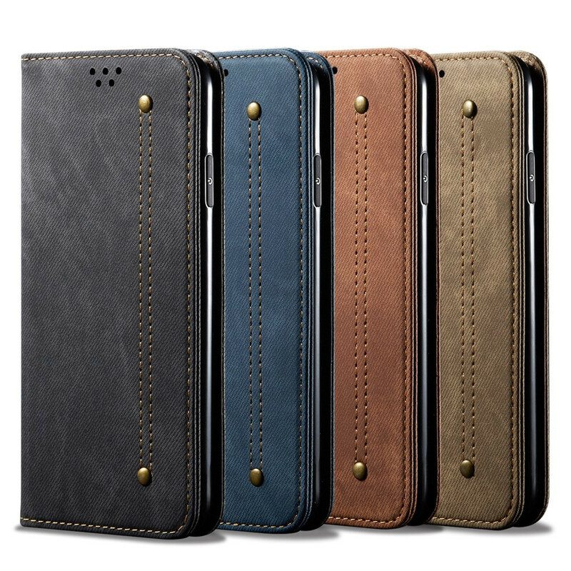 Schutzhülle Für Xiaomi Mi 10T / 10T Pro Flip Case Denim-stoff