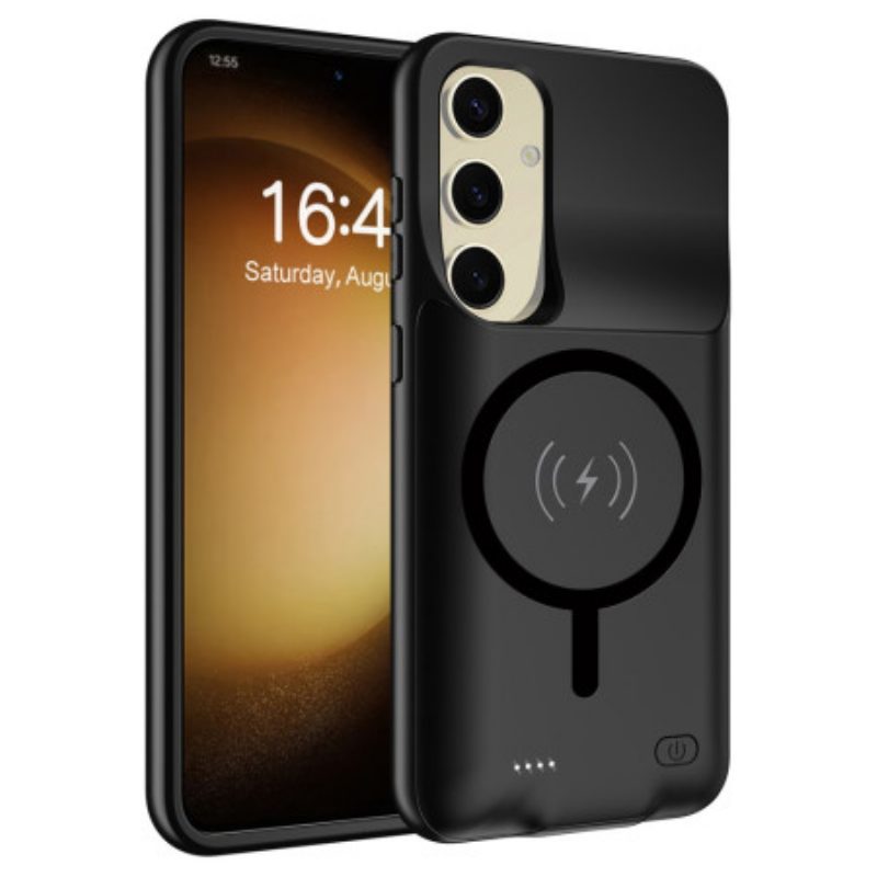 10000-mah-akkuhülle Für Samsung Galaxy S25 Plus Mit Externem Ladegerät Und Magnetischer Befestigung