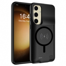 10000-mah-akkuhülle Für Samsung Galaxy S25 Plus Mit Externem Ladegerät Und Magnetischer Befestigung