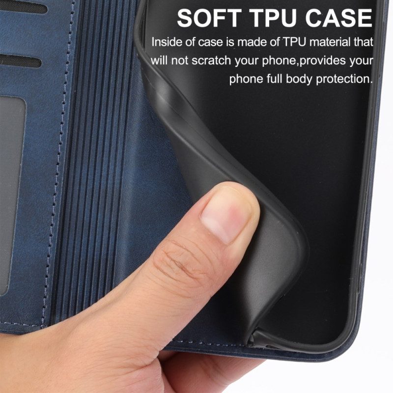 Flip Case Samsung Galaxy S25 Plus 5g Kalbsleder-optik