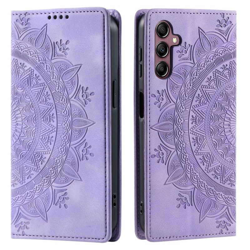 Flip Case Samsung Galaxy S25 Plus 5g Mandala-wildleder-effekt