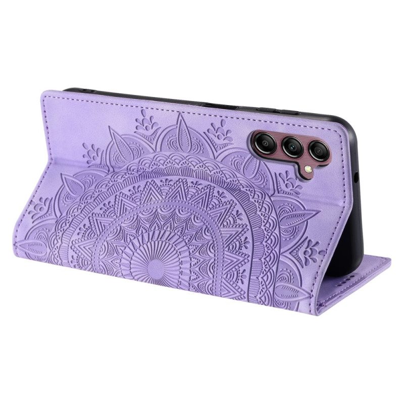 Flip Case Samsung Galaxy S25 Plus 5g Mandala-wildleder-effekt