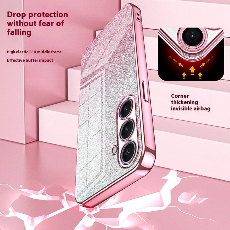 Hülle Für Samsung Galaxy S25 Plus 5g Glitzerrücken