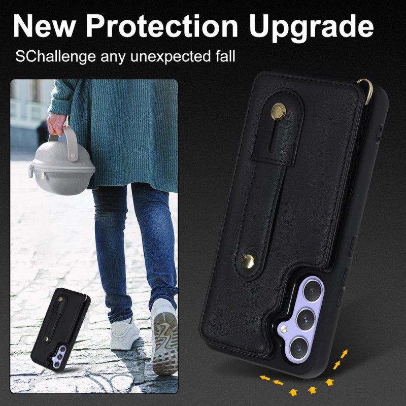 Hülle Für Samsung Galaxy S25 Plus 5g Kartenhalter Und Tragegurt