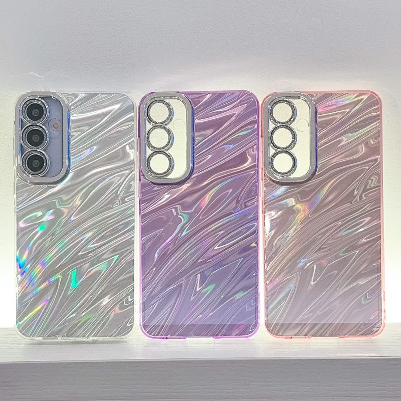 Hülle Für Samsung Galaxy S25 Plus 5g Variante Mit Metalleffekt Und Linse Protektor