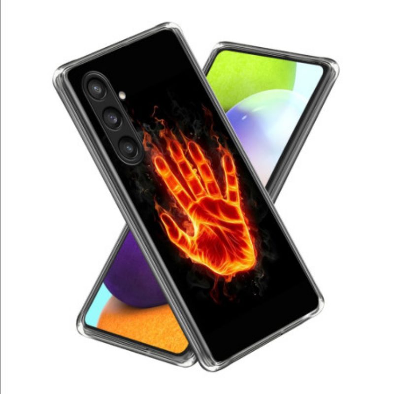 Hülle Samsung Galaxy S25 Plus 5g Brennende Hand