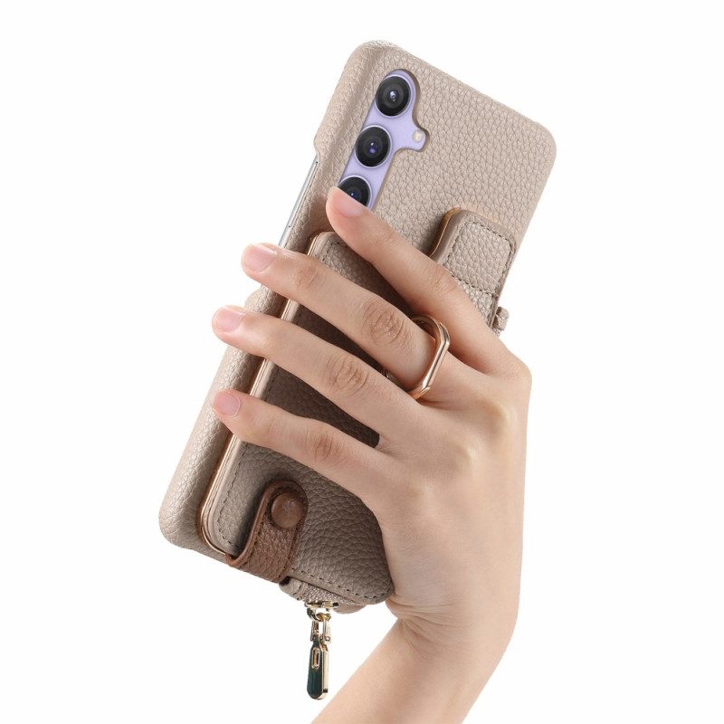 Hülle Samsung Galaxy S25 Plus 5g Geldbörse Mit Magnetständer