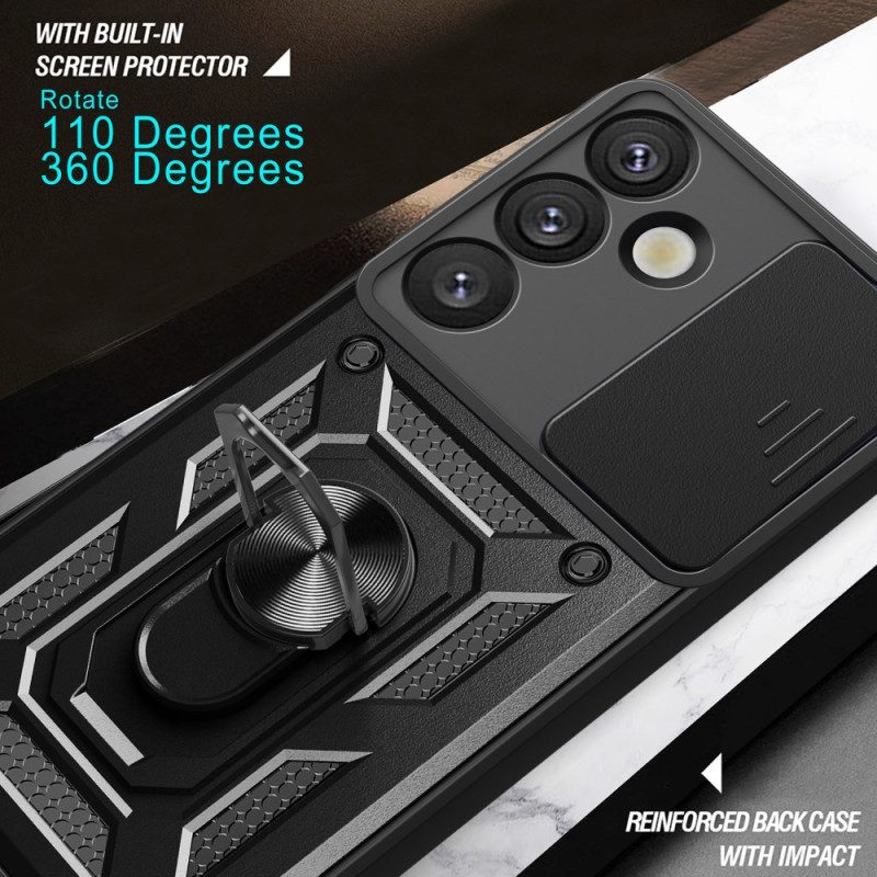 Hülle Samsung Galaxy S25 Plus 5g Handyhülle Drehbarer Halter Und Objektivschutz