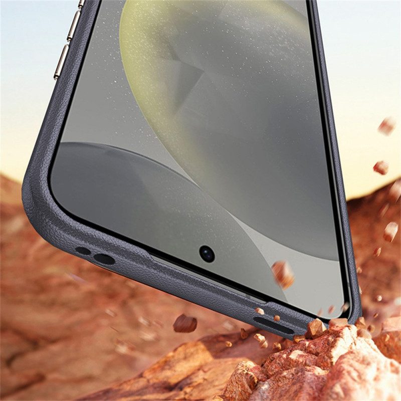 Hülle Samsung Galaxy S25 Plus 5g Handyhülle Strukturiertes Kunstleder