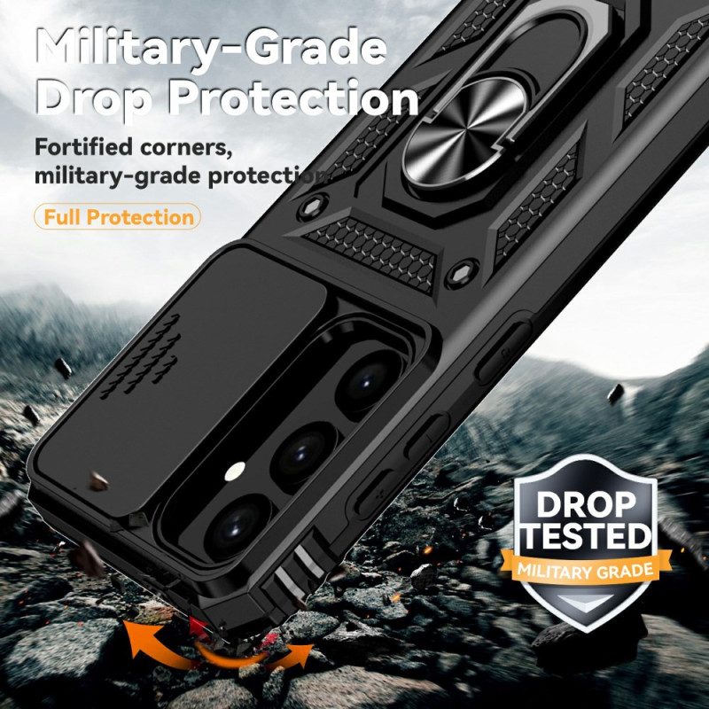 Hülle Samsung Galaxy S25 Plus 5g Klassischer Ringhalter Und Linsenschutz