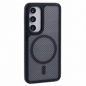 Hülle Samsung Galaxy S25 Plus 5g Magsafe-kompatible Kohlefaser