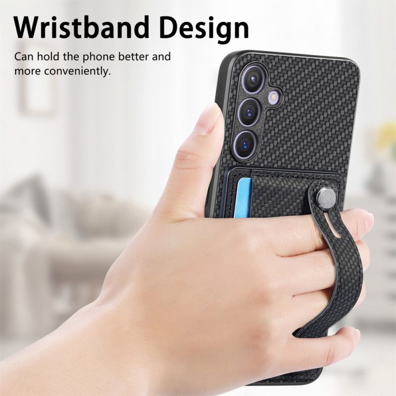 Hülle Samsung Galaxy S25 Plus 5g Riemen Und Kartenhalter