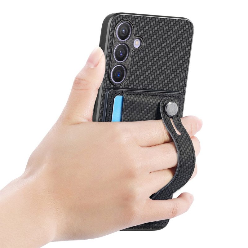 Hülle Samsung Galaxy S25 Plus 5g Riemen Und Kartenhalter