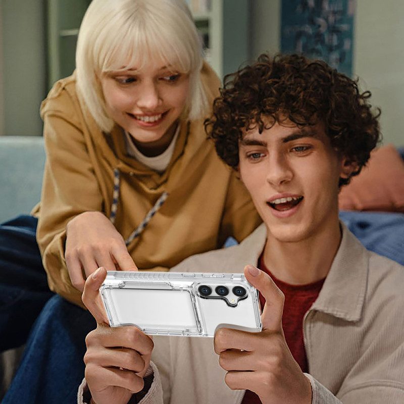 Hülle Samsung Galaxy S25 Plus 5g Transparenter Kartenhalter