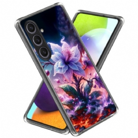 Hülle Samsung Galaxy S25 Plus 5g Violette Blumen