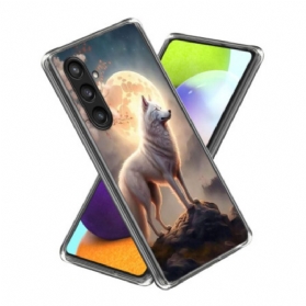 Hülle Samsung Galaxy S25 Plus 5g Wolf Im Mond