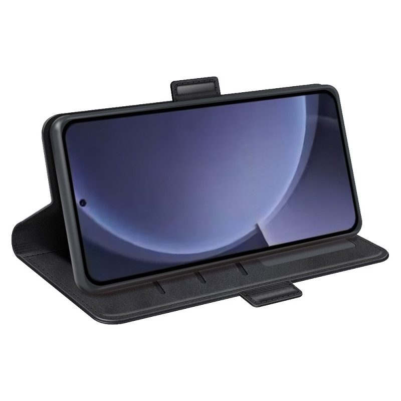 Lederhüllen Für Samsung Galaxy S25 Plus 5g Doppelverschluss