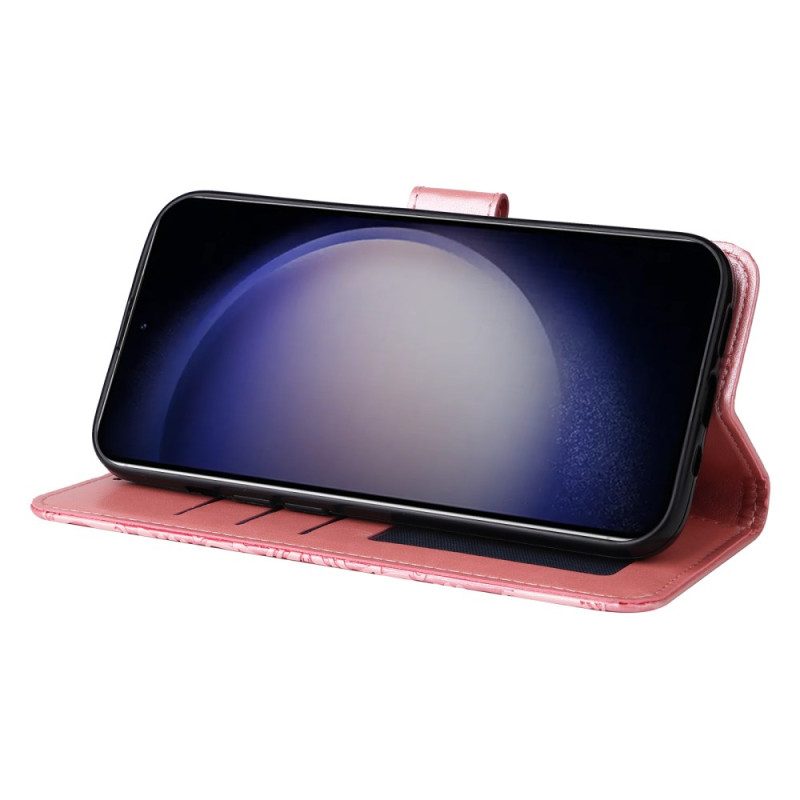 Lederhüllen Für Samsung Galaxy S25 Plus 5g Sonnenblumenmuster