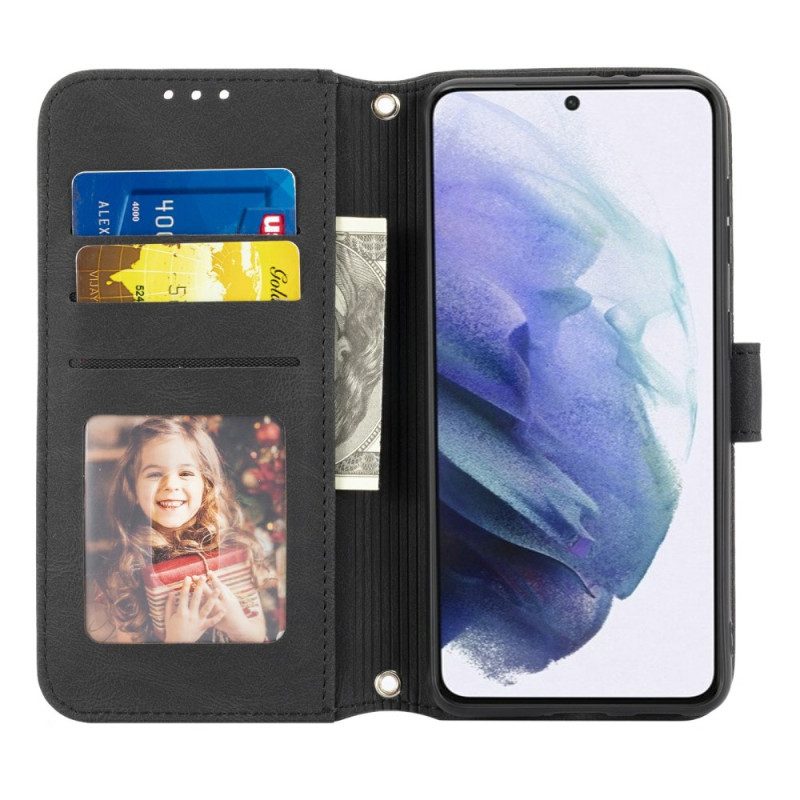 Lederhüllen Für Samsung Galaxy S25 Plus 5g Verschluss Und Riemen