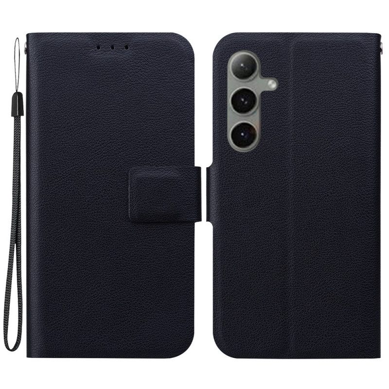 Lederhüllen Samsung Galaxy S25 Plus 5g Glattlederoptik Mit Riemen