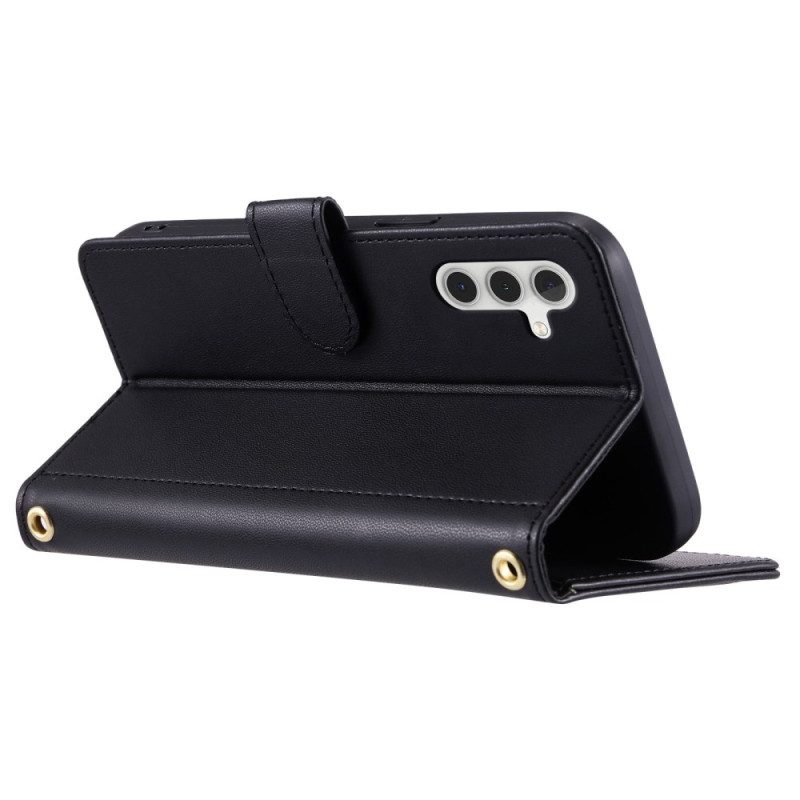 Lederhüllen Samsung Galaxy S25 Plus 5g Premium-steppung