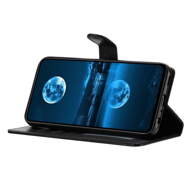 Lederhüllen Samsung Galaxy S25 Plus 5g Schlichtes Kunstleder Mit Riemen