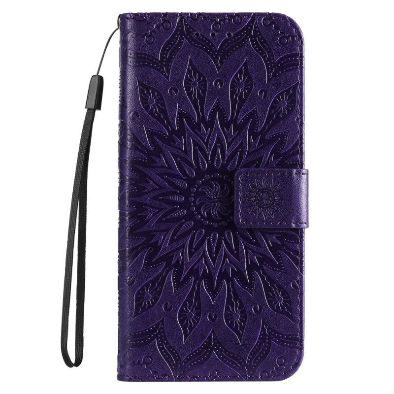 Flip Case Für Samsung Galaxy M32 Sonnenblume