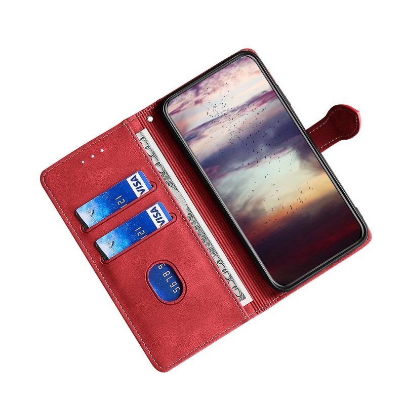 Lederhüllen Für Samsung Galaxy M32 Kunstleder Bicolor Stylisch