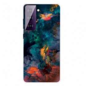 Hülle Für Samsung Galaxy S21 Plus 5G Bunte Wolken