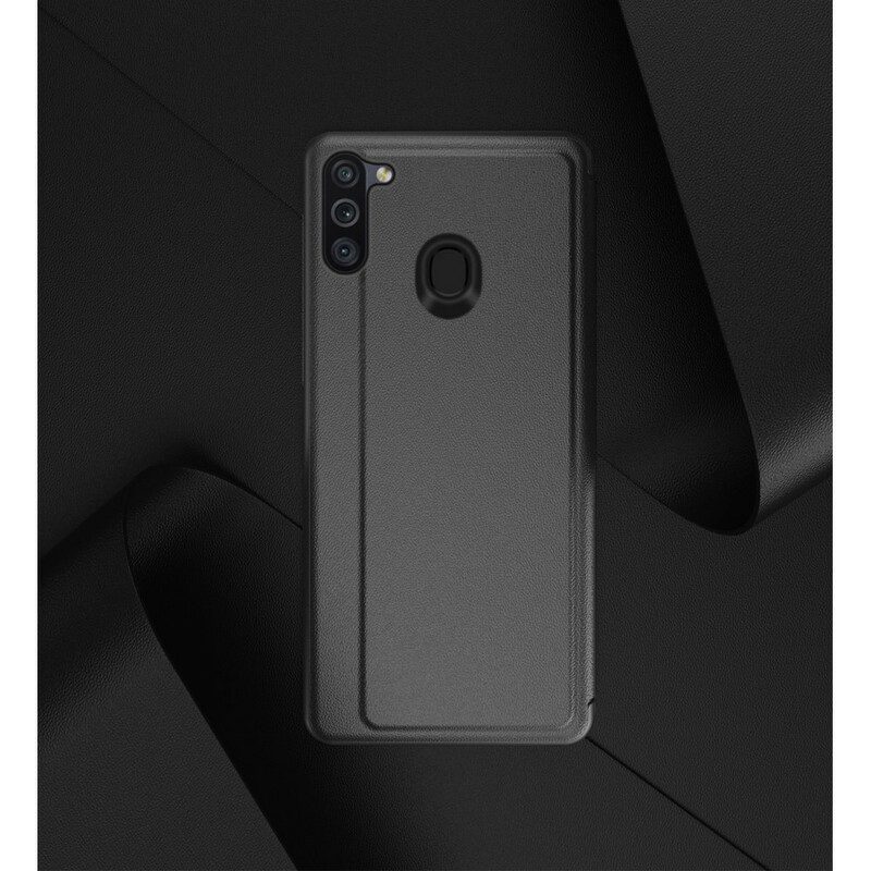 Schutzhülle Für Samsung Galaxy M11 Strukturiertes Kunstleder